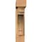 Ekena Millwork Merced Block Smooth Bracket w/ Offset Brace, Western Red Cedar, 5 1/2"W x 24"D x 24"H BKT0604X24X24MRC05SWR - alternate 4